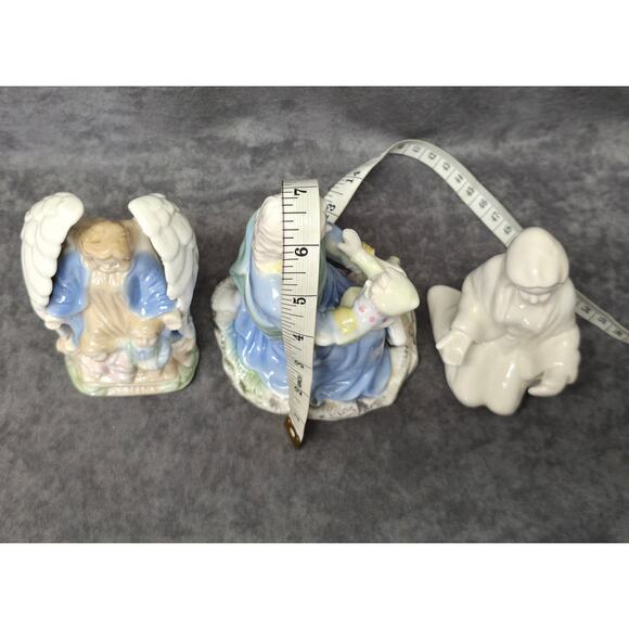 K's Collection Ceramic Guardian Angel & Jesus w Kids and Mother Mary Home Decor - Picture 12 of 13